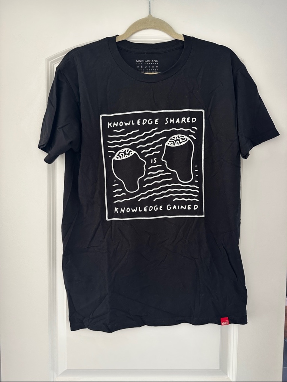 Men’s Black Graphic Short Sleeve Tee - Knowledge Shared